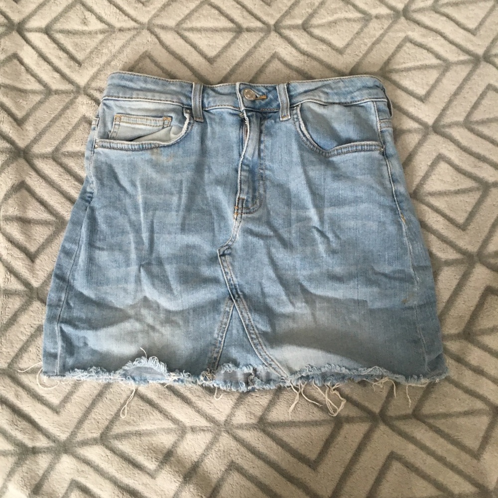 Blue skirt